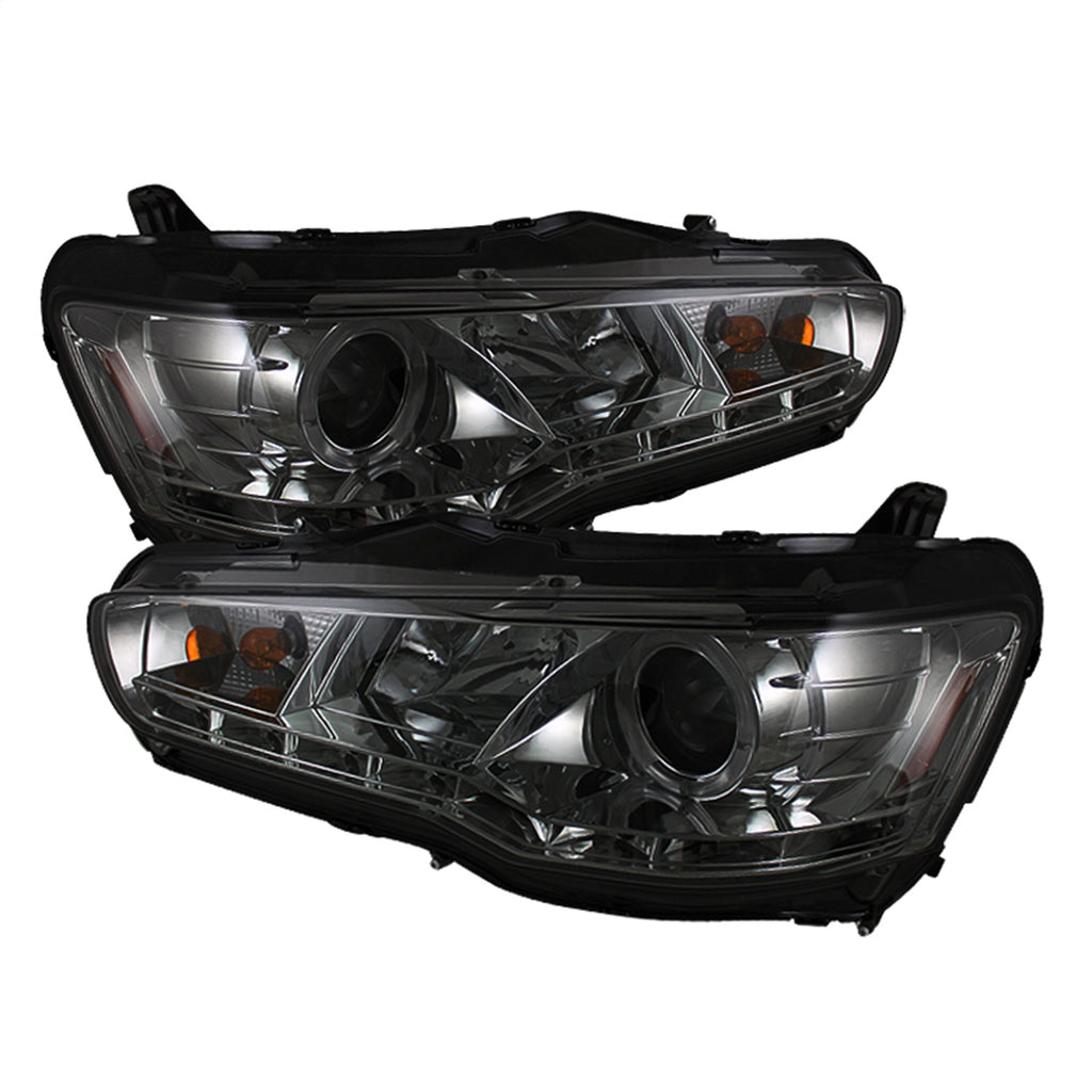 Spyder Auto 5042248 DRL LED Projector Headlights Fits 08-14 Lancer