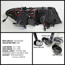 Load image into Gallery viewer, Spyder Auto 5042415 Halo Projector Headlights Fits 320i 325i 325xi 330i 330xi