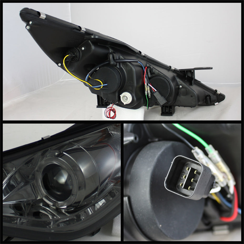 Spyder Auto 5042484 Halo DRL LED Projector Headlight Fits 11-13 Sonata