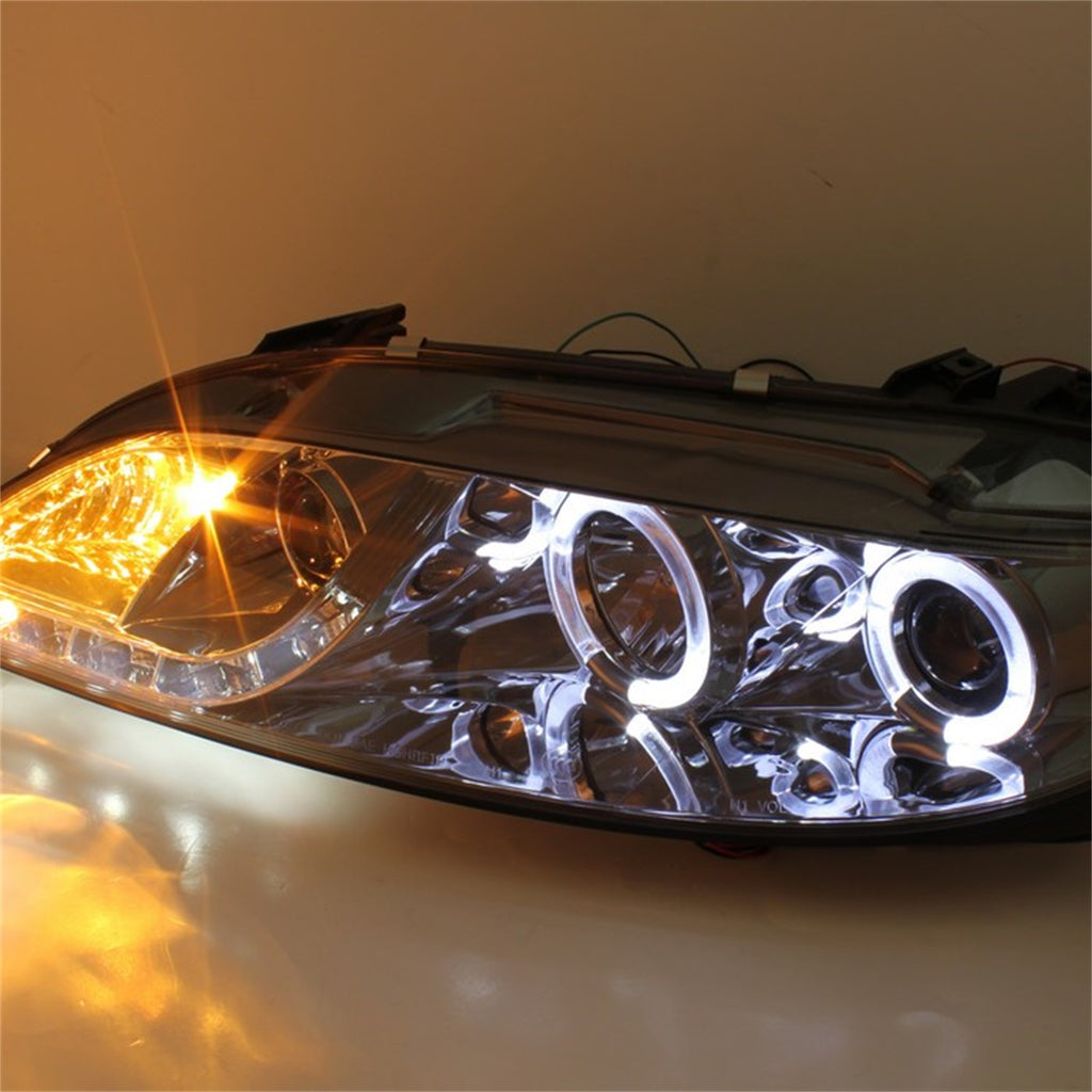 Spyder Auto 5042545 Halo DRL LED Projector Headlight Fits 03-05 6