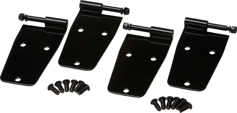 Kentrol 50474 Black Hardtop Door Hinge Set 4 Pc 76-93 CJ Wrangler YJ
