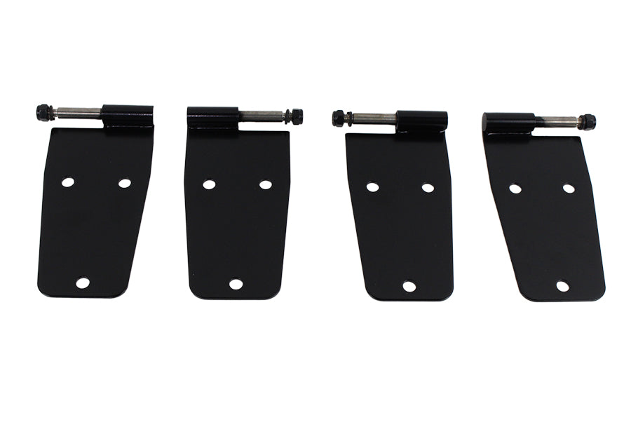 Kentrol 50474 Black Hardtop Door Hinge Set 4 Pc 76-93 CJ Wrangler YJ