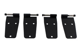 Kentrol 50474 Black Hardtop Door Hinge Set 4 Pc 76-93 CJ Wrangler YJ