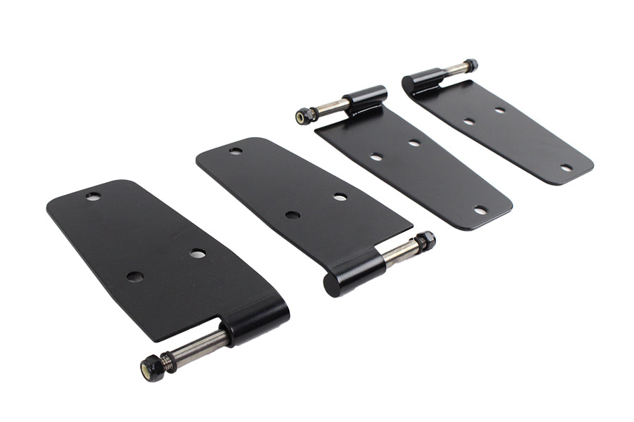 Kentrol 50474 Black Hardtop Door Hinge Set 4 Pc 76-93 CJ Wrangler YJ