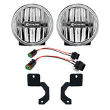 KC HiLites 504 Gravity LED G4 Light Fits 18-23 Gladiator Wrangler (JL)