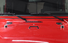 Load image into Gallery viewer, Kentrol 50504WHC Black Hood Kit Without Hood Catch 98-06 Wrangler TJ