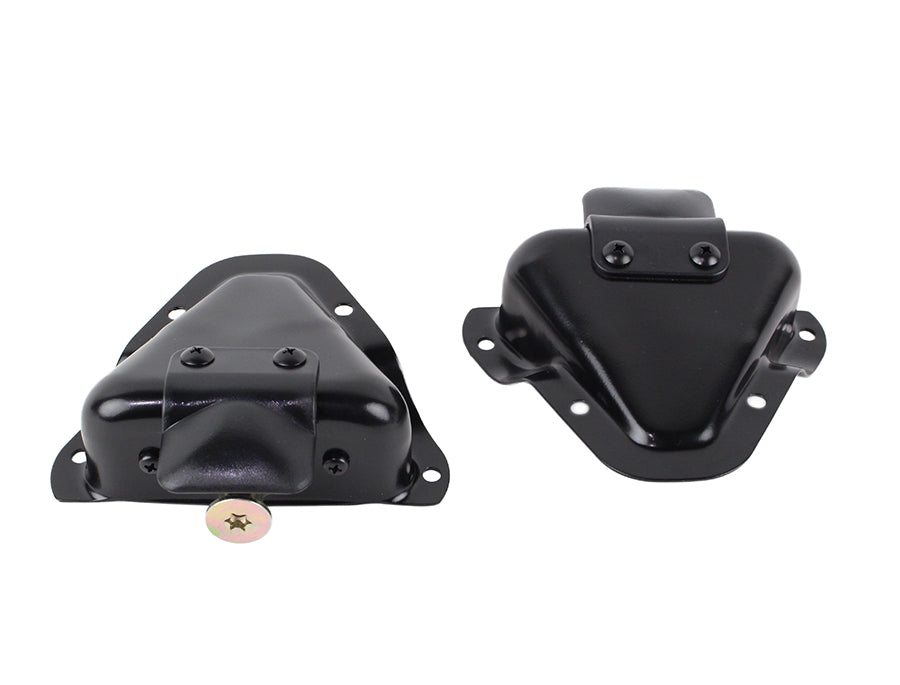 Kentrol 50513 Black Interior Door Latch Brackets Pair 81-95 CJ and Wrangler YJ