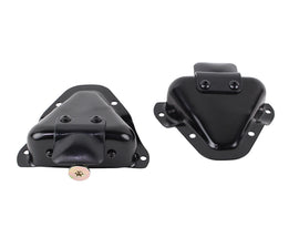 Kentrol 50513 Black Interior Door Latch Brackets Pair 81-95 CJ and Wrangler YJ