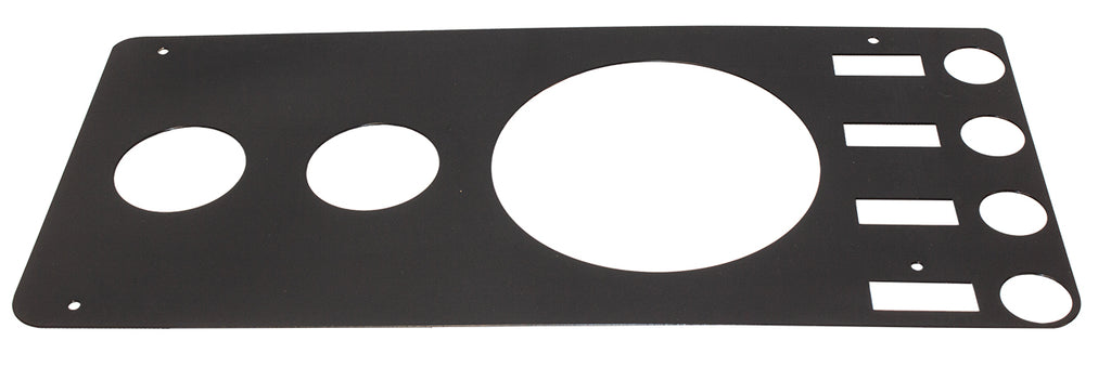 Kentrol 50521 Black Gauge Cover Without Radio Opening 76-86 CJ