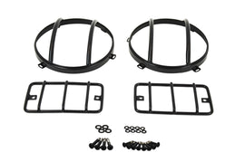 Kentrol 50557 Black Euro Light Guard Set 4 Pieces 97-06 Wrangler TJ