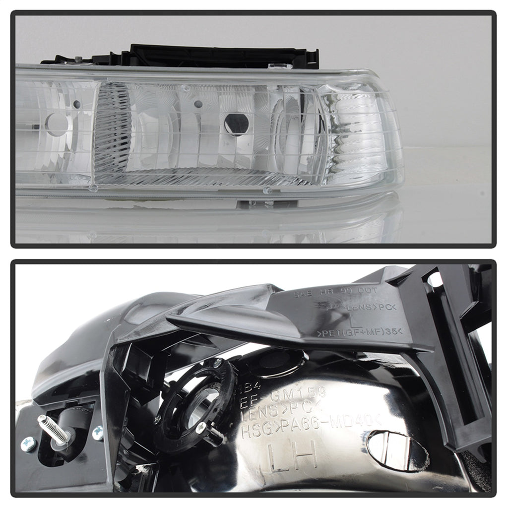 Spyder Auto 5064226 Crystal Headlights /Bumper Lights