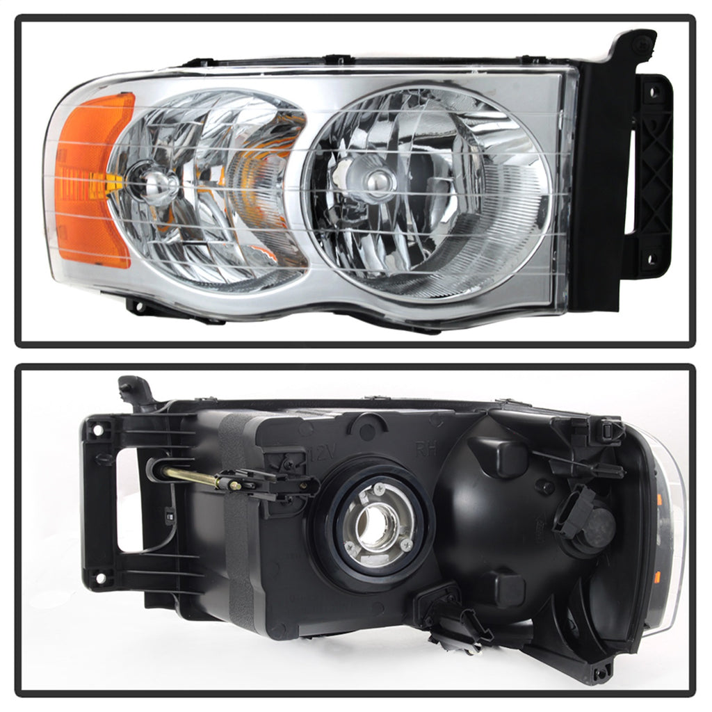 Spyder Auto 5064486 Crystal Headlights Fits 02-05 Ram 1500 Ram 2500 Ram 3500