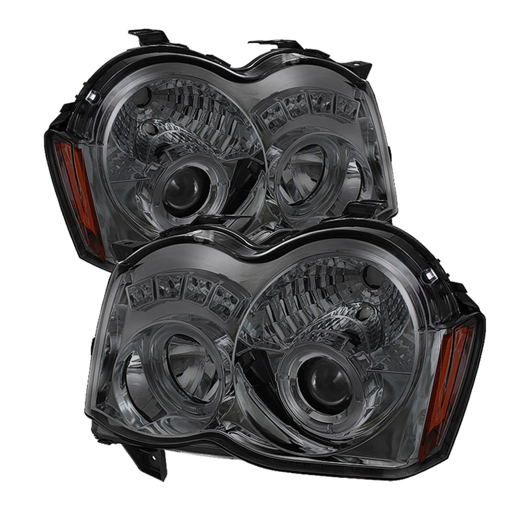 Spyder Auto 5070173 Halo LED Projector Headlights Fits 08-10 Grand Cherokee
