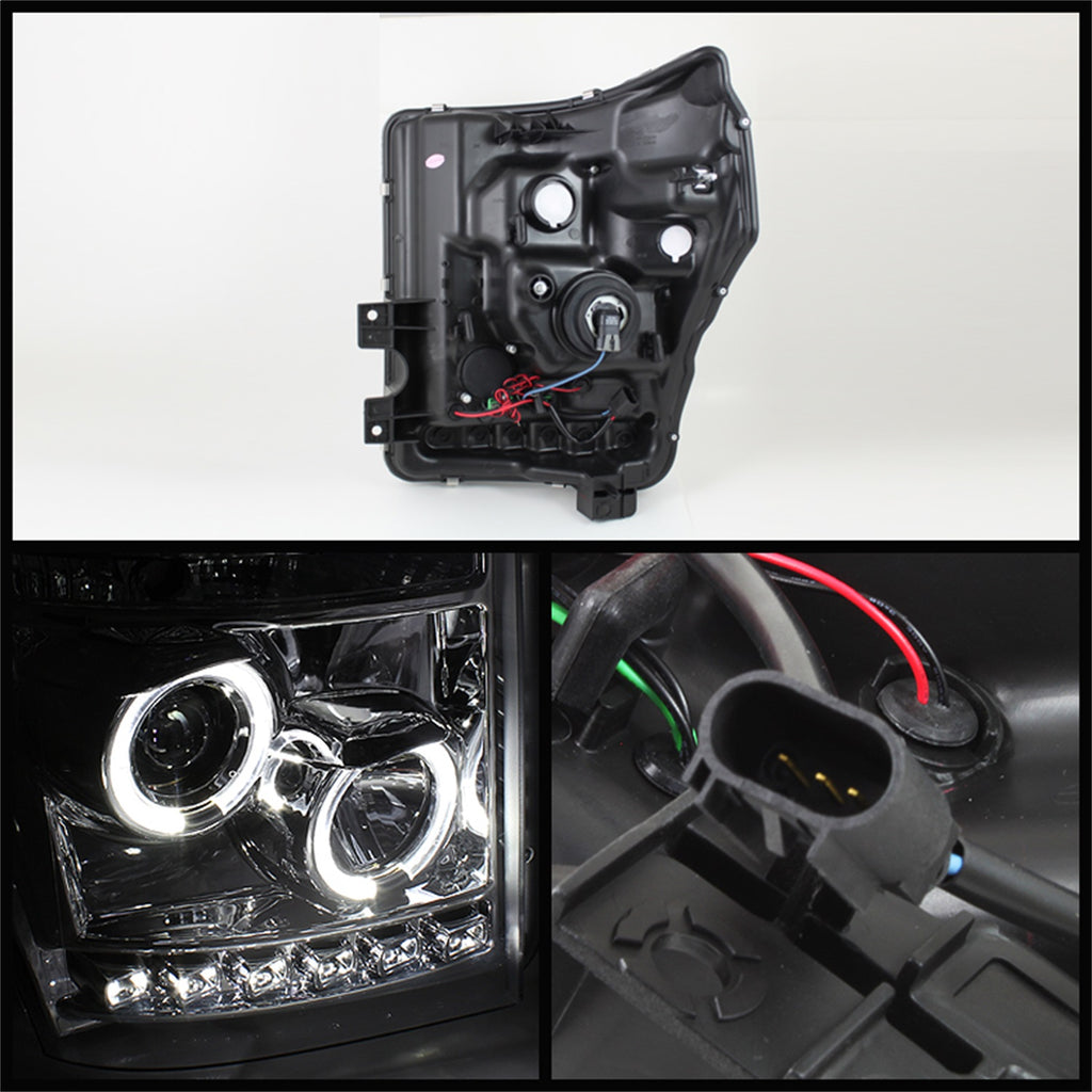 Spyder Auto 5070265 Halo LED Projector Headlights