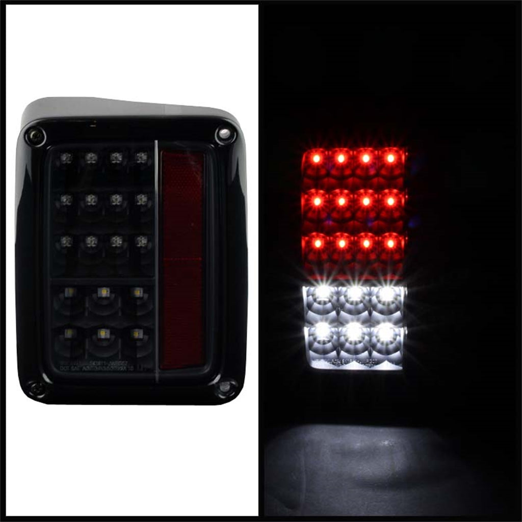 Spyder Auto 5070395 LED Tail Lights Fits 07-18 Wrangler (JK) Wrangler (JL)