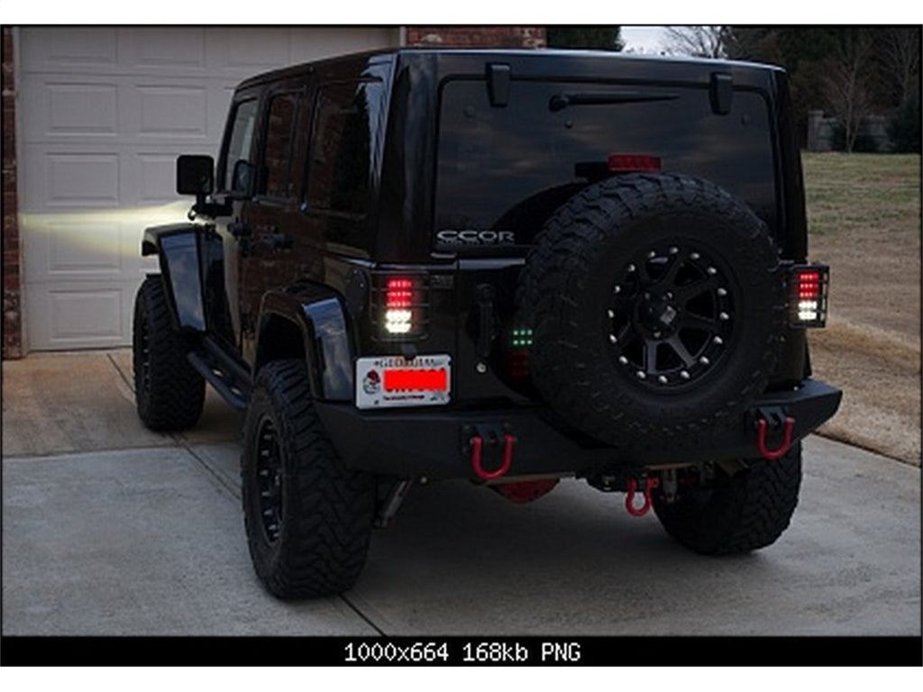 Spyder Auto 5070418 LED Tail Lights Fits 07-18 Wrangler (JK) Wrangler (JL)
