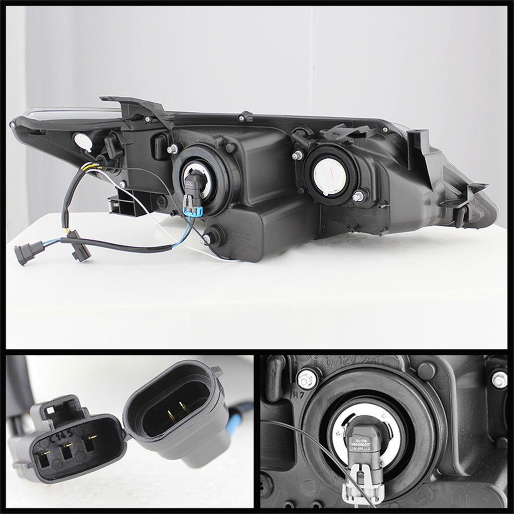 Spyder Auto 5072641 DRL Projector Headlights Fits 12-14 Camry