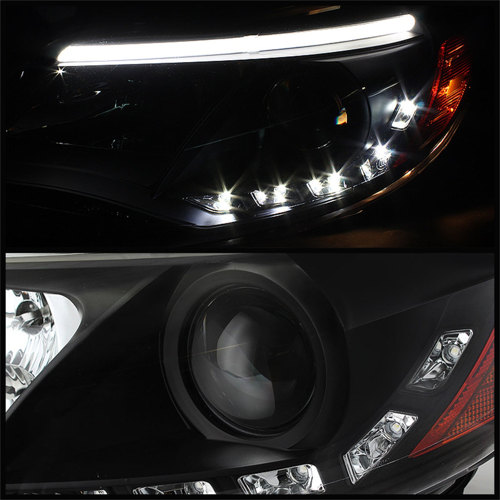 Spyder Auto 5072832 DRL LED Projector Headlights Fits 12-14 Focus