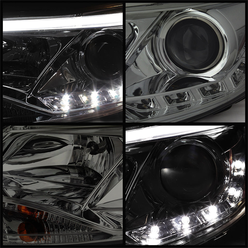 Spyder Auto 5072849 DRL LED Projector Headlights Fits 12-14 Focus