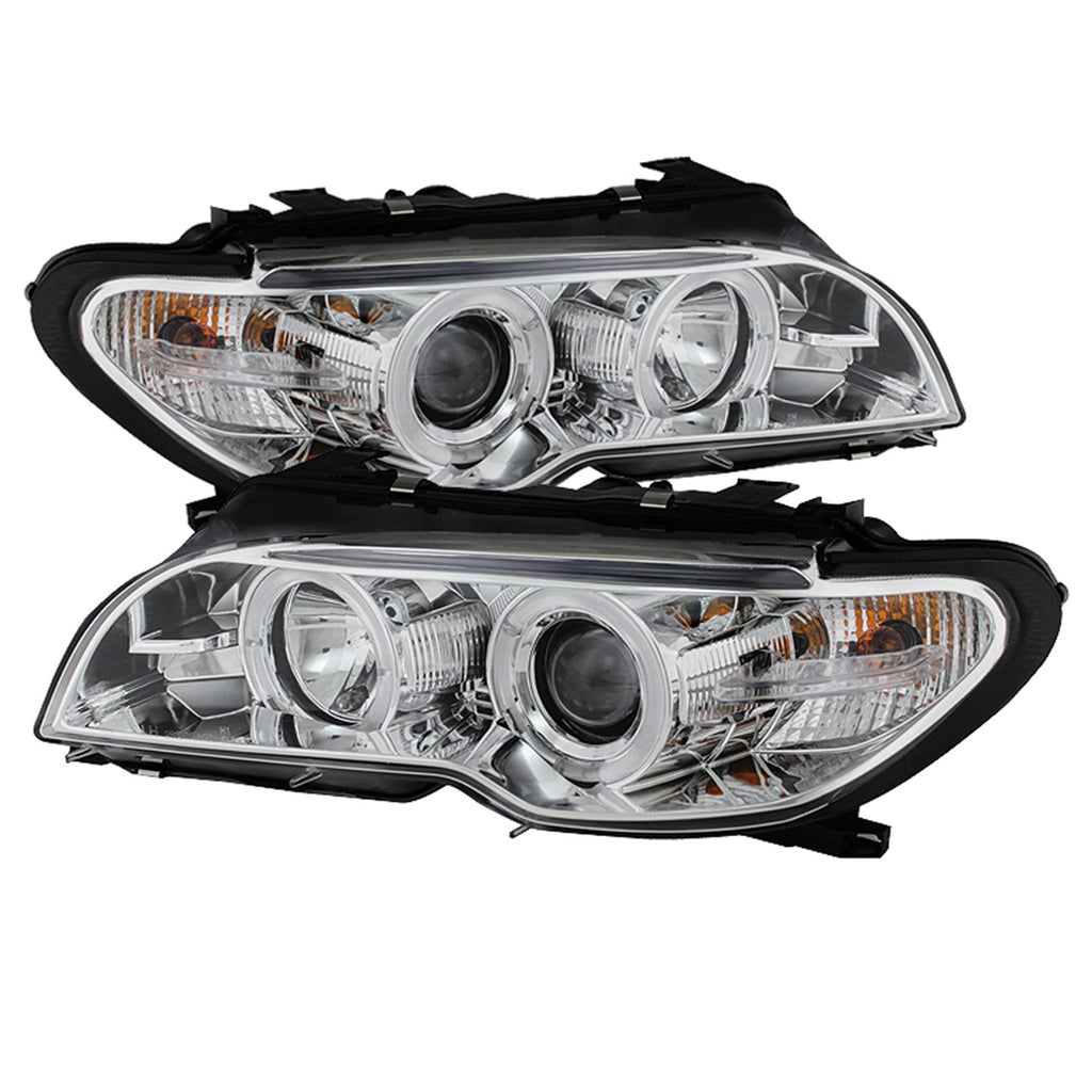 Spyder Auto 5073679 Halo LED Projector Headlights Fits 04-06 325Ci 330Ci