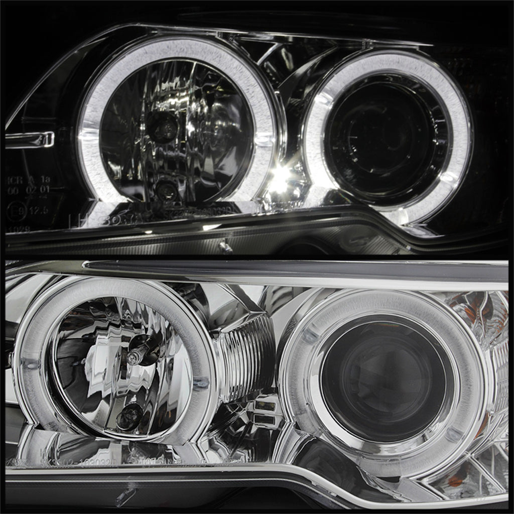 Spyder Auto 5073679 Halo LED Projector Headlights Fits 04-06 325Ci 330Ci