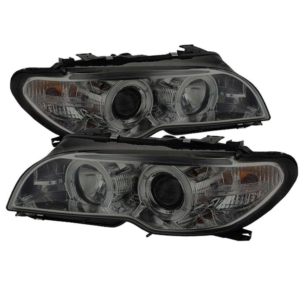 Spyder Auto 5073761 Halo DRL LED Projector Headlight Fits 04-06 325Ci 330Ci