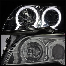 Load image into Gallery viewer, Spyder Auto 5073761 Halo DRL LED Projector Headlight Fits 04-06 325Ci 330Ci