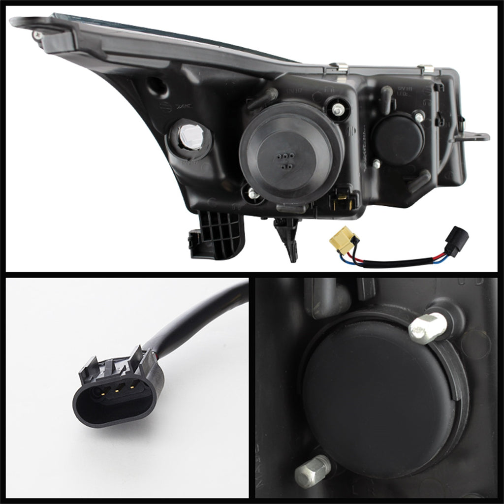 Spyder Auto 5074164 DRL Projector Headlights Fits 11-14 Cruze