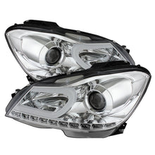 Load image into Gallery viewer, Spyder Auto 5074256 DRL Projector Headlights Fits 12-13 C250 C300 C350 C63 AMG