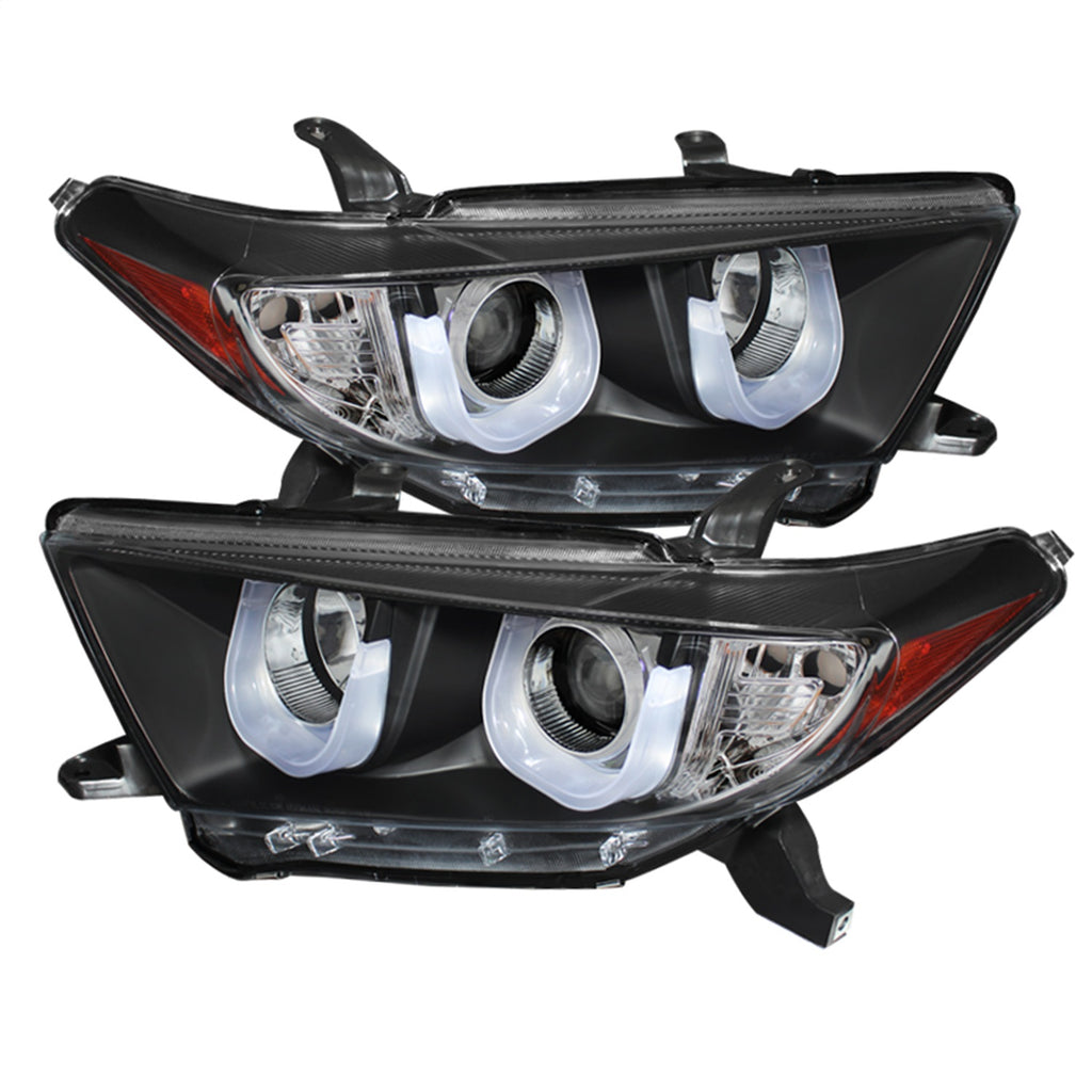 Spyder Auto 5075055 DRL LED Projector Headlights Fits 11-13 Highlander