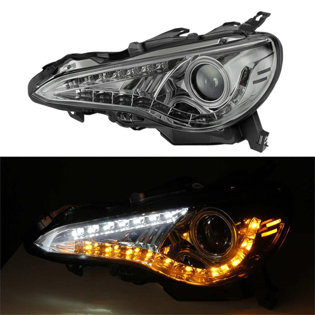 Spyder Auto 5075420 DRL LED Projector Headlights Fits 13-14 FR-S