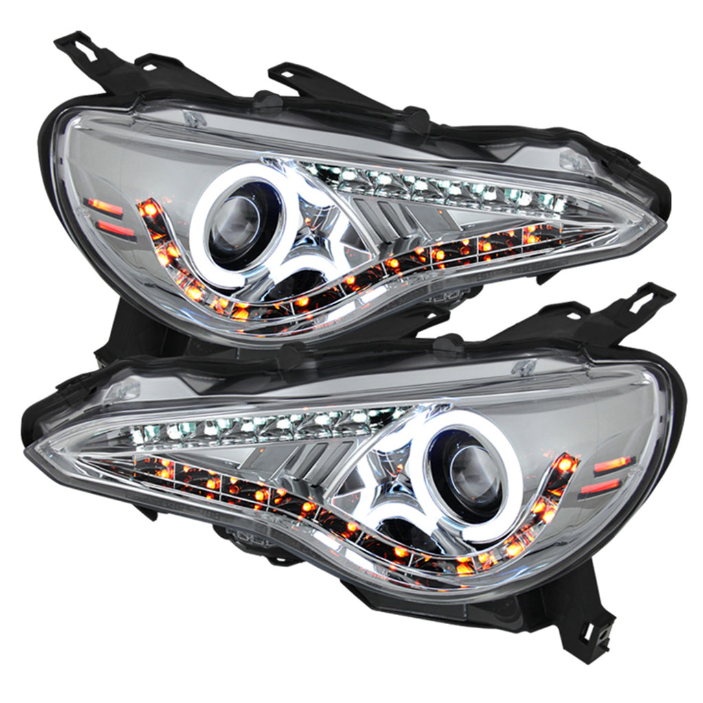 Spyder Auto 5075437 CCFL Halo DRL LED Projector Headlights Fits 13-14 BRZ
