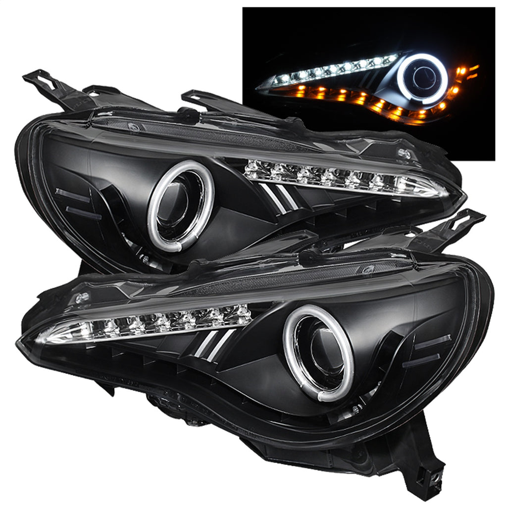 Spyder Auto 5075444 CCFL Halo DRL LED Projector Headlights Fits 13-14 BRZ