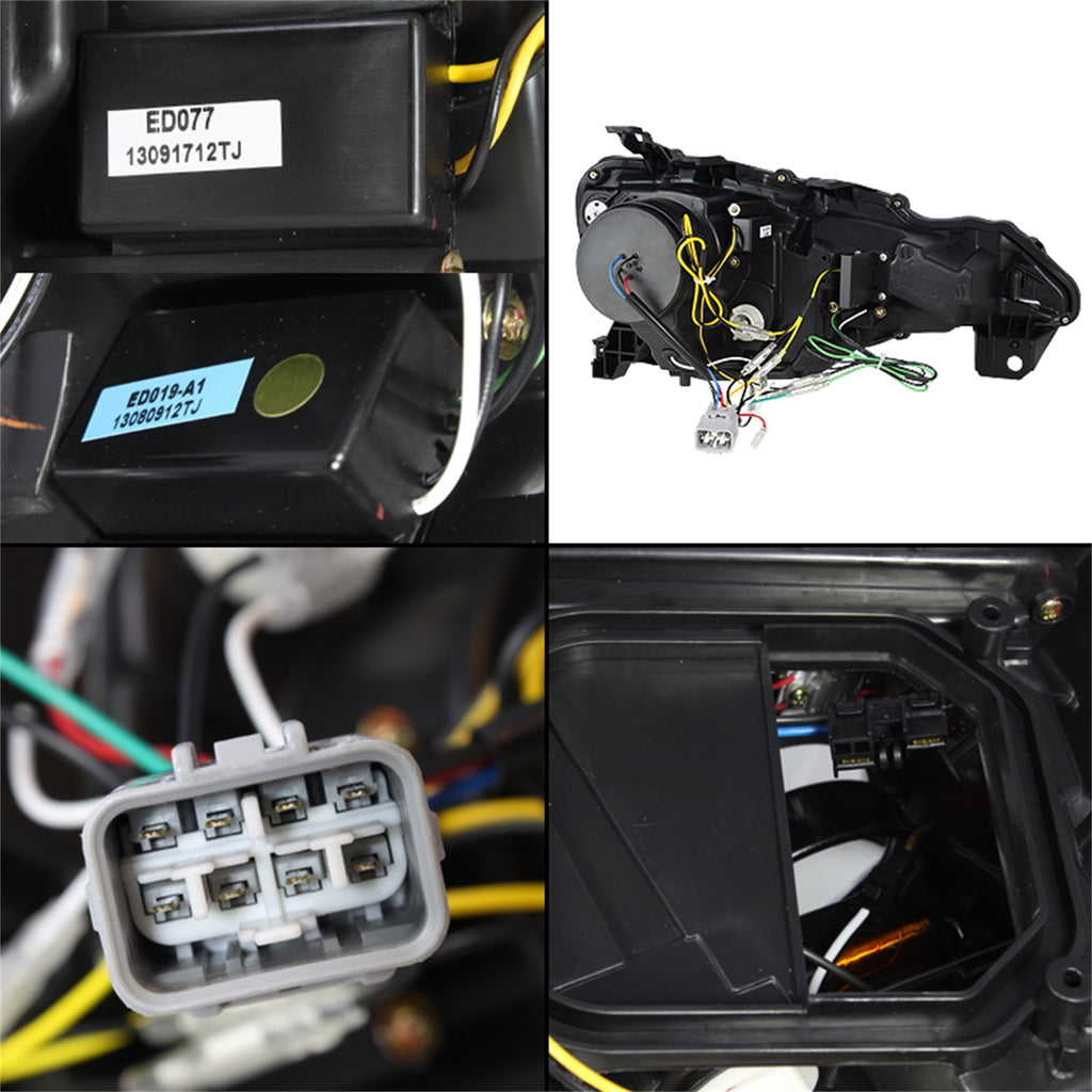 Spyder Auto 5075468 DRL LED Projector Headlights Fits 13-14 BRZ