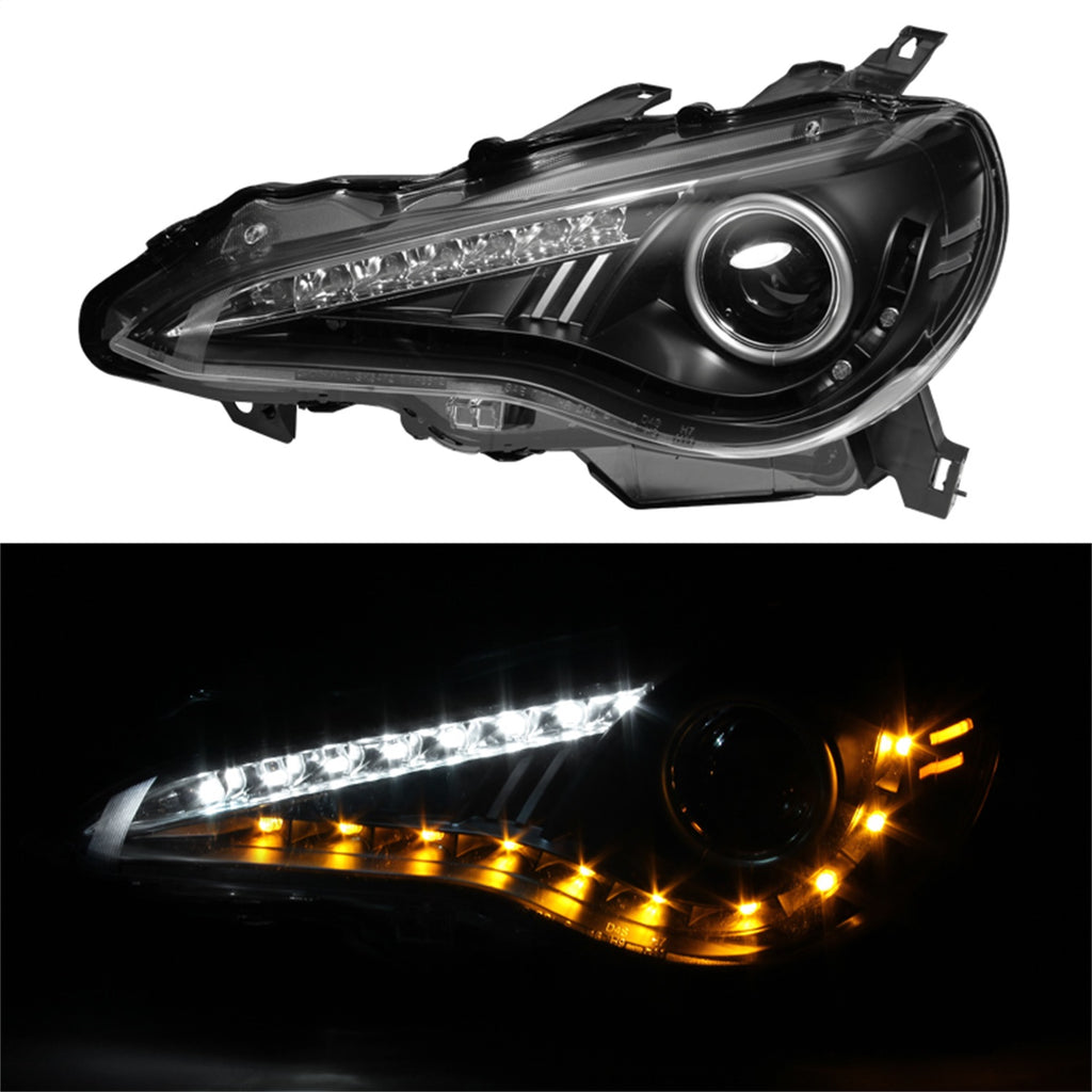 Spyder Auto 5075475 DRL LED Projector Headlights Fits 13-14 BRZ