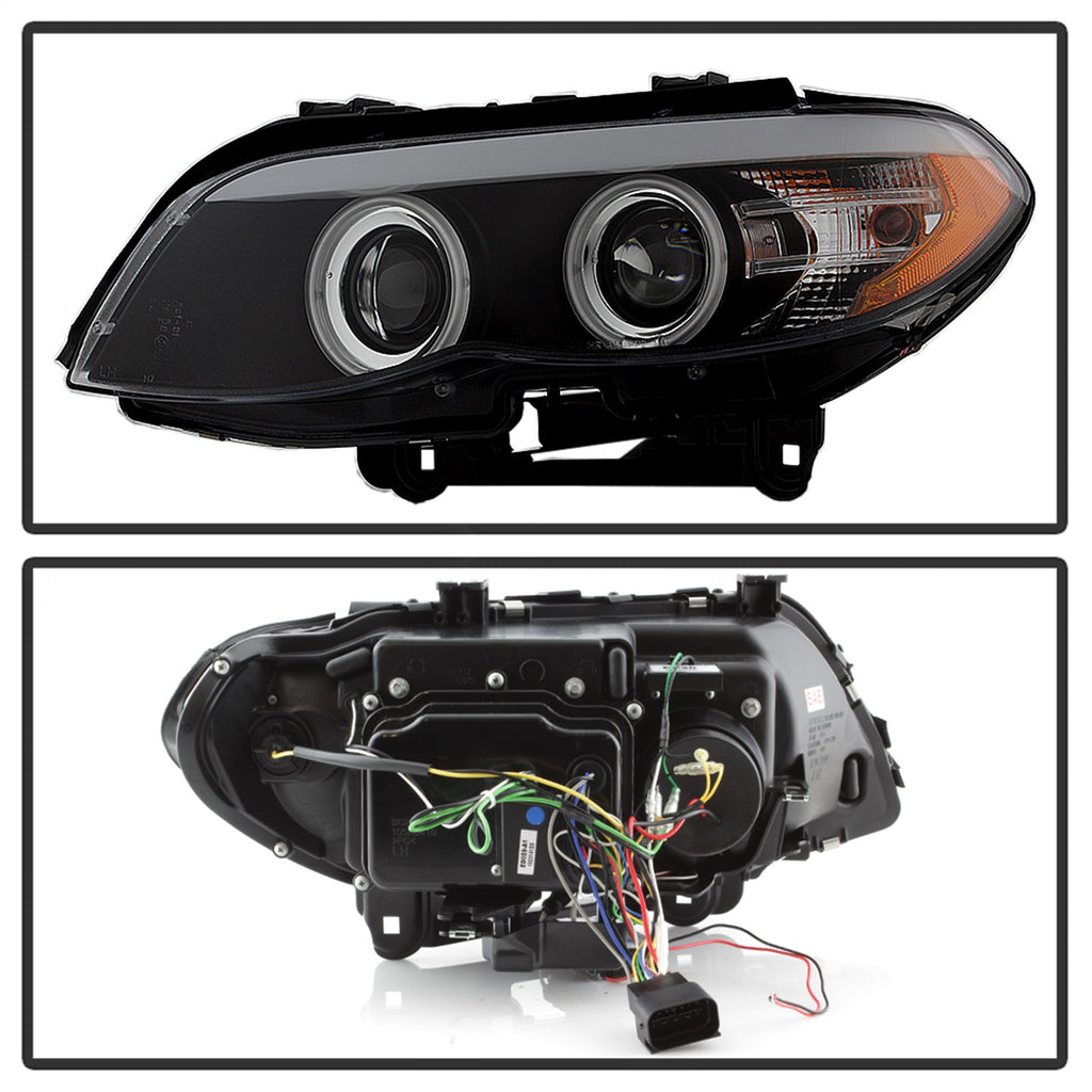 Spyder Auto 5076489 CCFL Halo DRL LED Projector Headlights Fits 04-06 X5