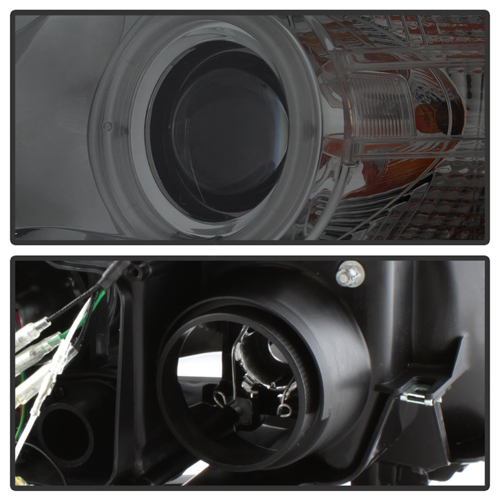 Spyder Auto 5076502 CCFL Halo DRL LED Projector Headlights Fits 04-06 X5