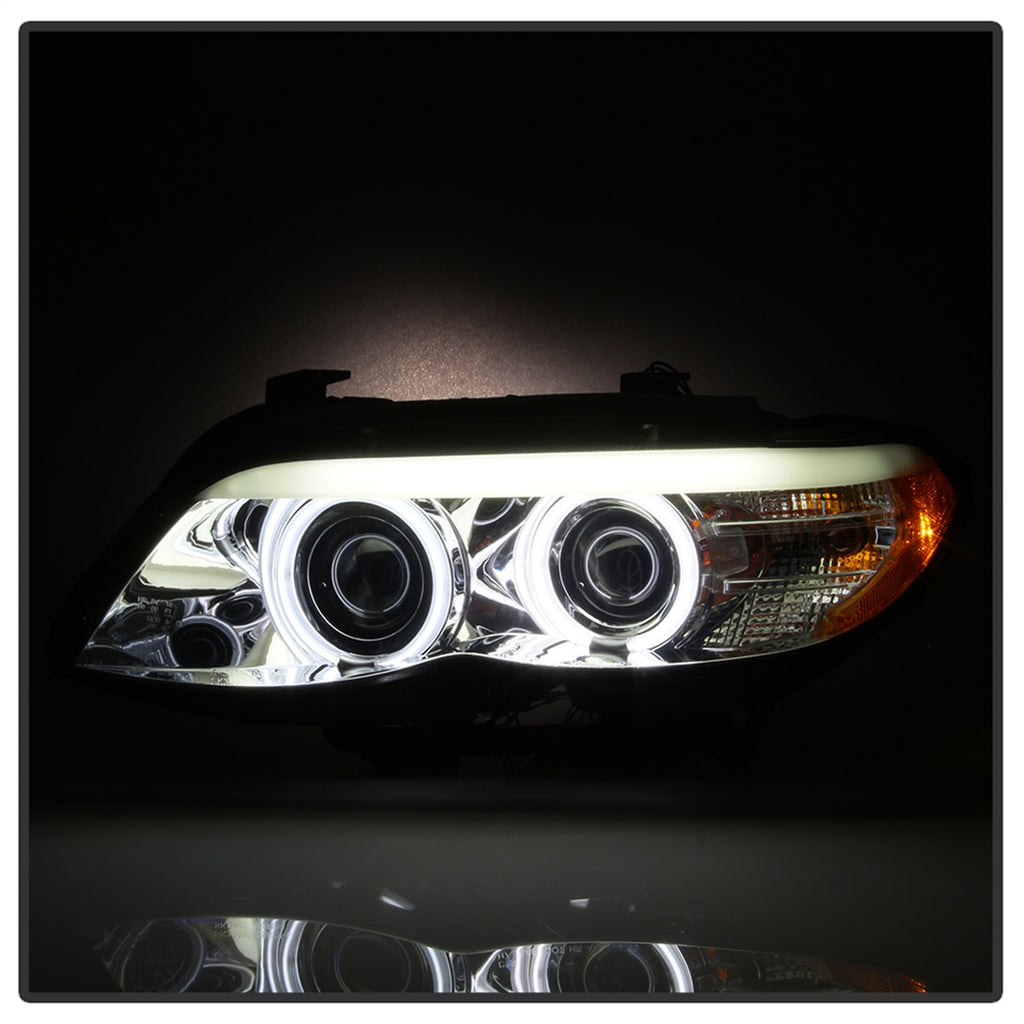 Spyder Auto 5076502 CCFL Halo DRL LED Projector Headlights Fits 04-06 X5