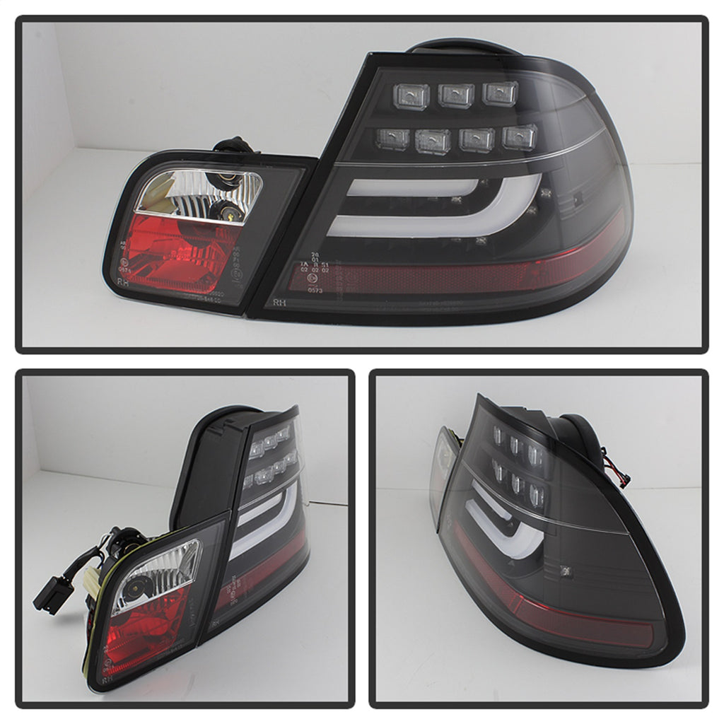 Spyder Auto 5076564 Light Bar Style LED Tail Lights Fits 04-06 325Ci 330Ci