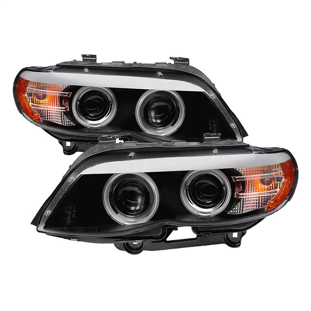 Spyder Auto 5076748 CCFL Halo DRL LED Projector Headlights Fits 04-06 X5