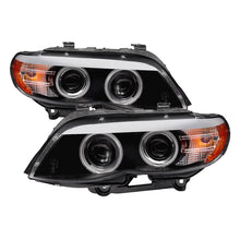 Load image into Gallery viewer, Spyder Auto 5076748 CCFL Halo DRL LED Projector Headlights Fits 04-06 X5