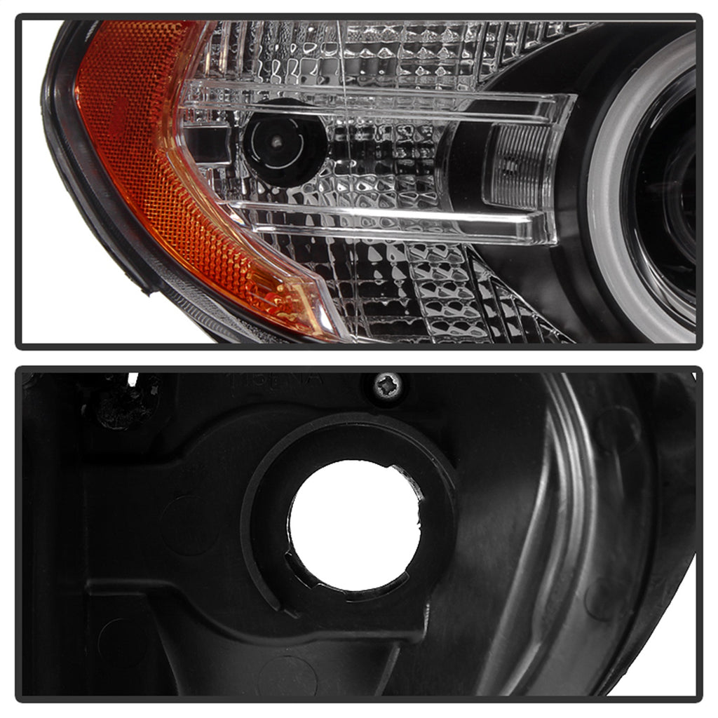 Spyder Auto 5076748 CCFL Halo DRL LED Projector Headlights Fits 04-06 X5