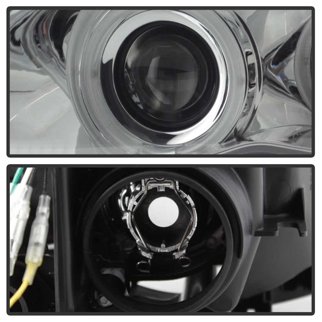 Spyder Auto 5076762 CCFL Halo DRL LED Projector Headlights Fits 04-06 X5
