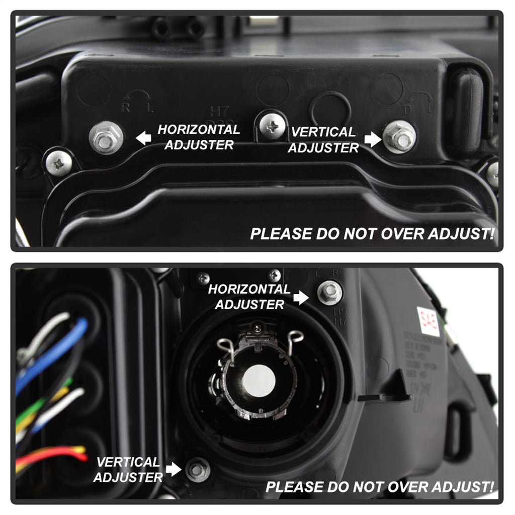 Spyder Auto 5076762 CCFL Halo DRL LED Projector Headlights Fits 04-06 X5