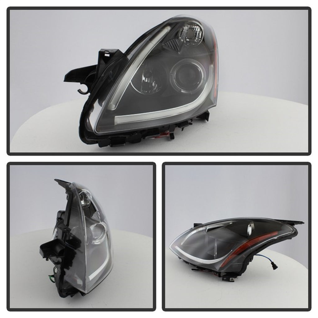 Spyder Auto 5076830 Halo DRL LED Projector Headlight Fits 10-12 Altima