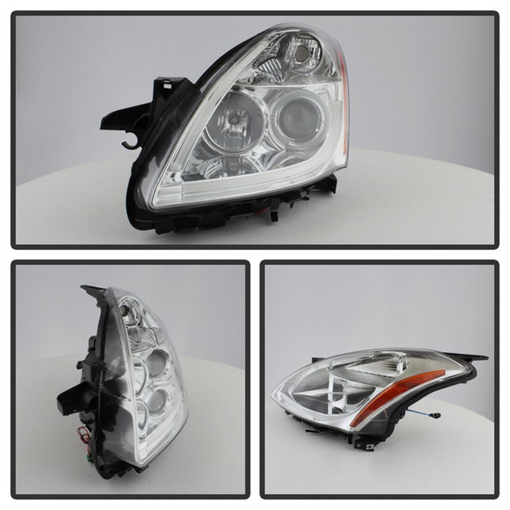 Spyder Auto 5076847 Halo DRL LED Projector Headlight Fits 10-12 Altima
