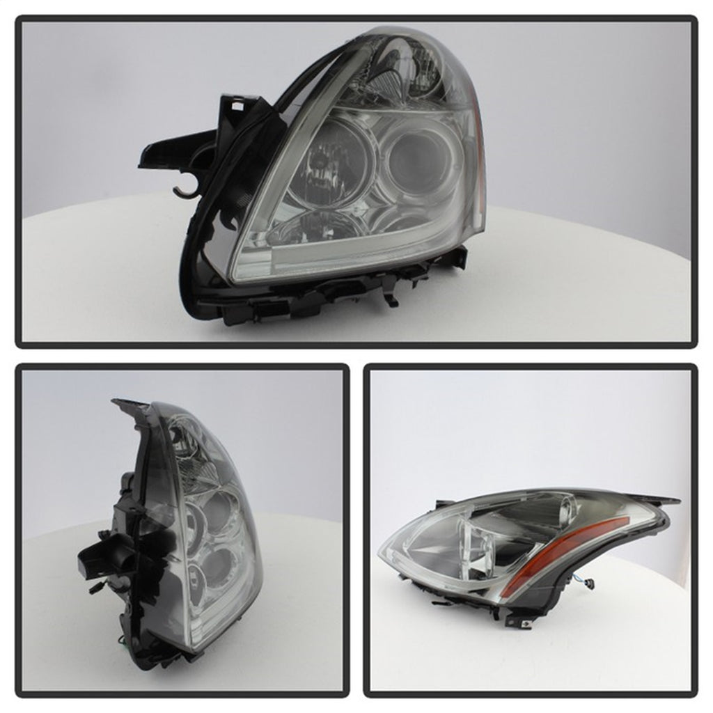 Spyder Auto 5076854 Halo DRL LED Projector Headlight Fits 10-12 Altima