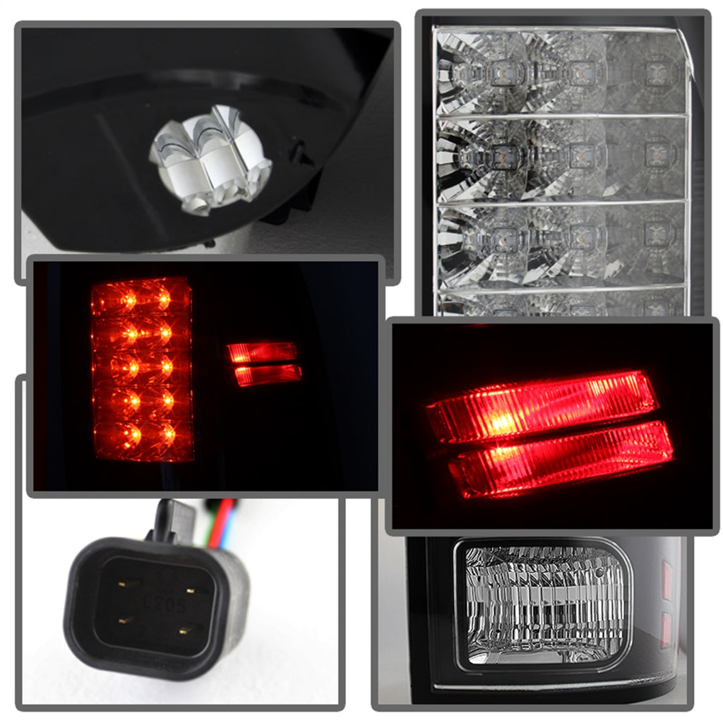 Spyder Auto 5077530 LED Tail Lights Fits 13-18 1500 2500 3500