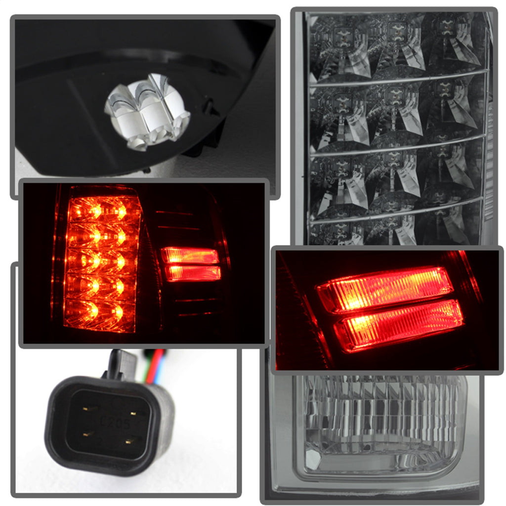 Spyder Auto 5077554 LED Tail Lights Fits 13-18 1500 2500 3500