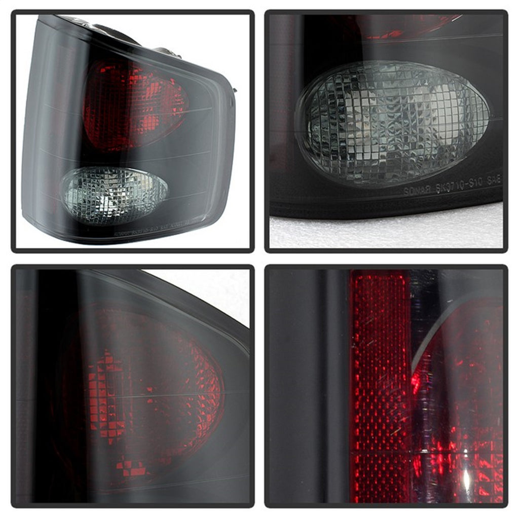 Spyder Auto 5078049 Euro Style Tail Lights Fits 94-04 Hombre S10 Pickup Sonoma
